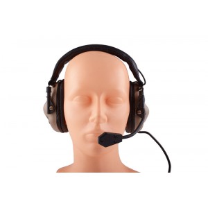 Активные наушники Earmor Tactical Hearing Protection Ear-Muff- TAN (M32-TN)
